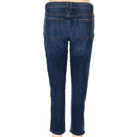 Joe's Jeans Mid Rise Cropped Dark Wash Blue Jeans sz 29 - Picture 6 of 8